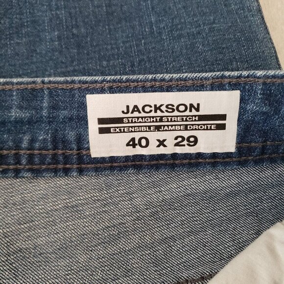 NWT - Buffalo David Bitton Jackson Straight Stretch Blue - Size 40x29 - Picture 4 of 5